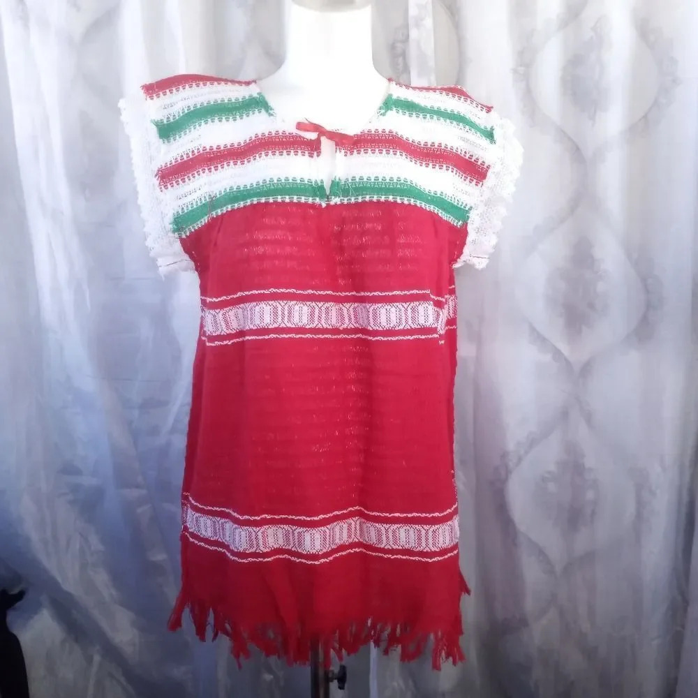 New Mexican top handmade size medium and large ( Hang )